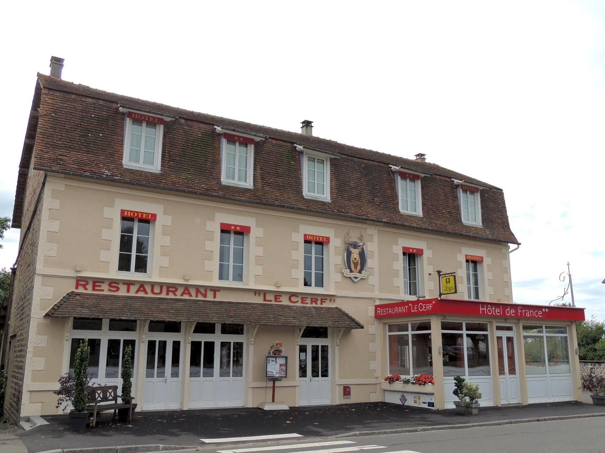 Logis Hotel De France Restaurant Grill Донфрон Экстерьер фото